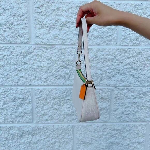 Coach CA438 Nolita 19 With Rainbow Coach In Chalk Multi - Picture 2 of 5